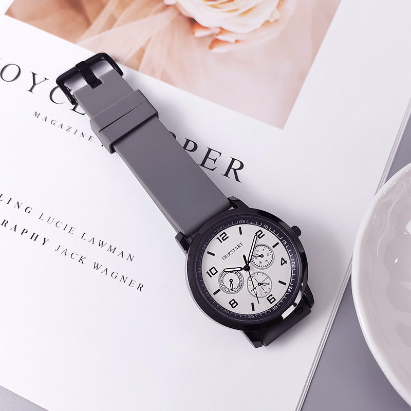 Men's Business Quartz Watch - Stainless Steel Waterproof Casual Wristwatch with Luminous Hands